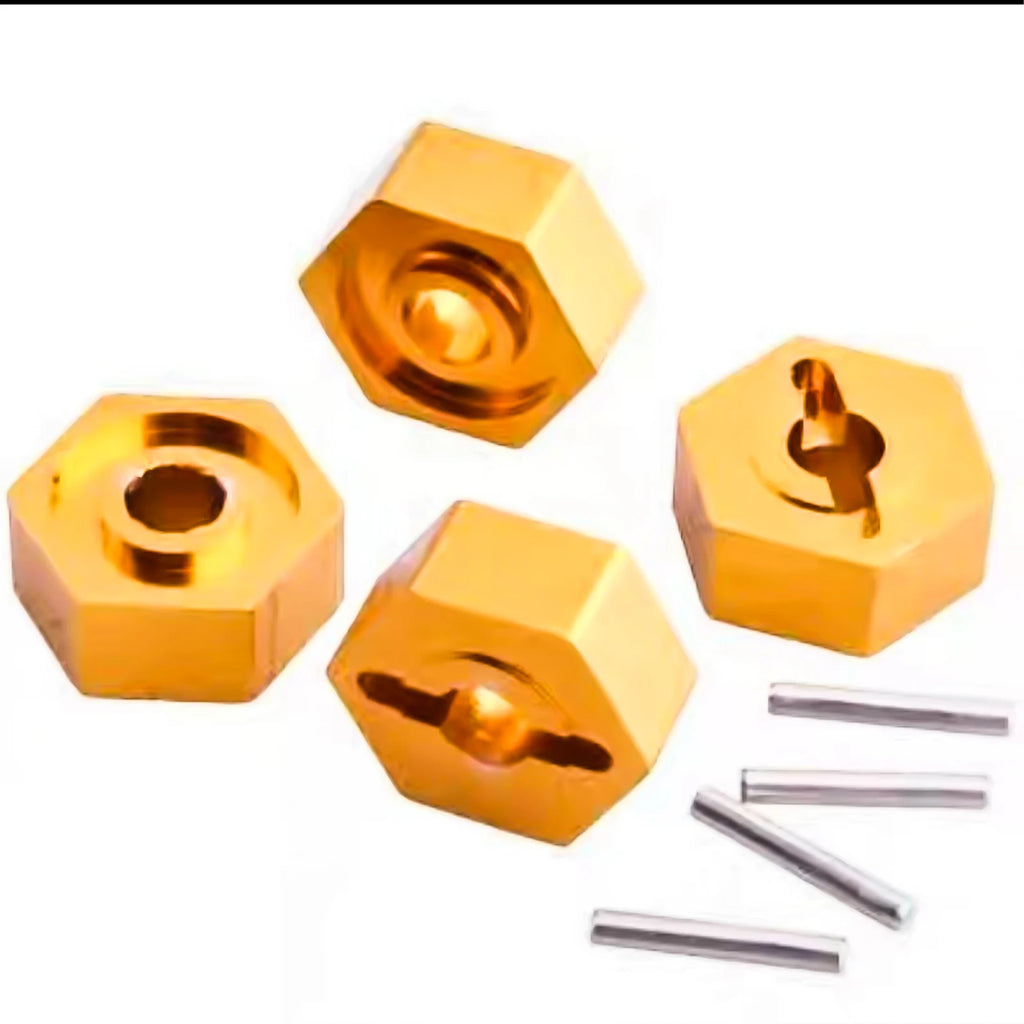 1 16 RC Car Upgrade Wheel Hex Hubs Axle Pins Traxxas E-revo Slash 4WD