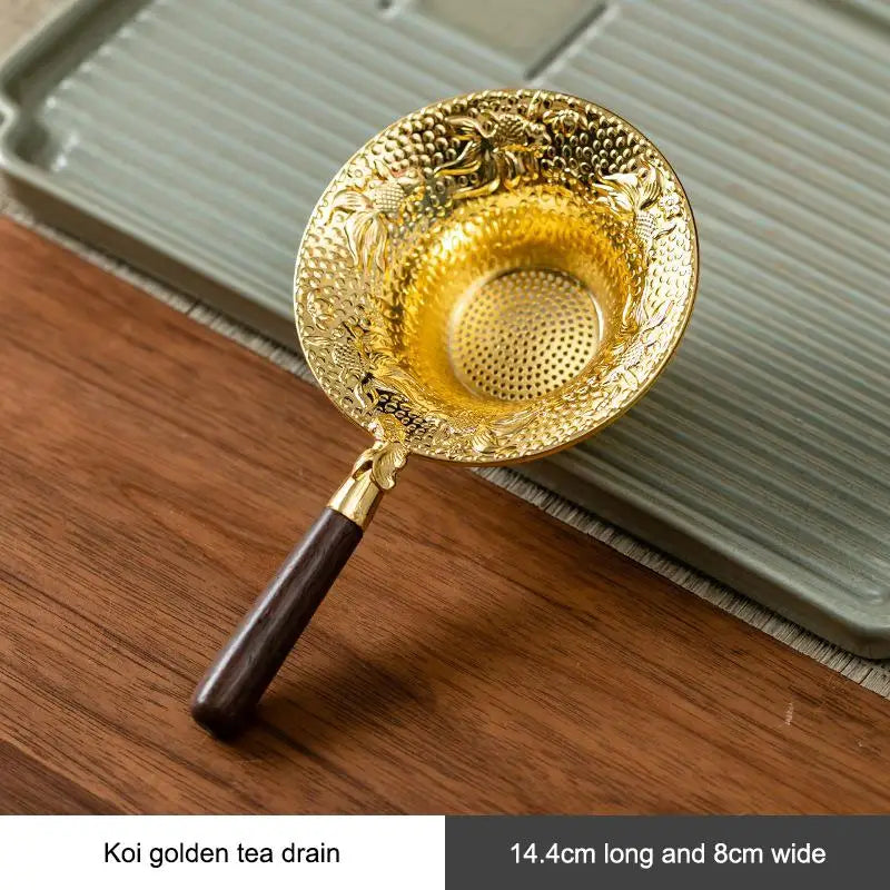 Quality Metal Mesh Tea Strainer Stainless Steel Filter Sieve Teaware Lace Tea Drain Useful Tea Infusers Kitchen Accessories Zpaxo A4