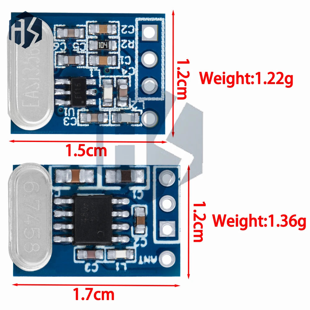 433MHz ASK OOK RF Wireless Transceiver Module SYN115 SYN480R Chipset Zpaxo