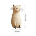 Cat Vase Resin Desk Ornament Whimsical Bookshelf Mantel Entryway