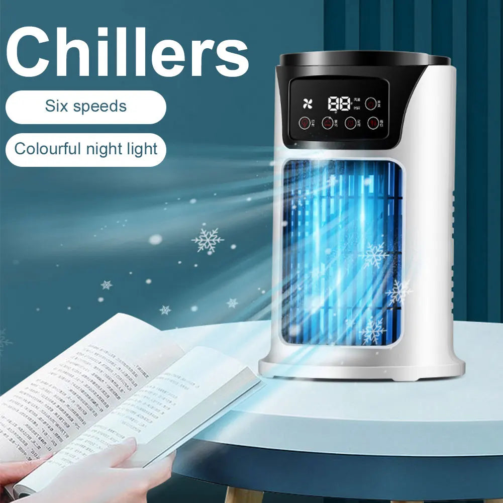 Multifunctional Portable Air Cooler Cold Air-cooled Fan Small Zpaxo