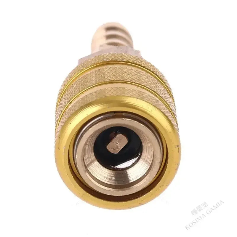 8mm Brass Leakproof Tire Inflation Quick Connector Adapter