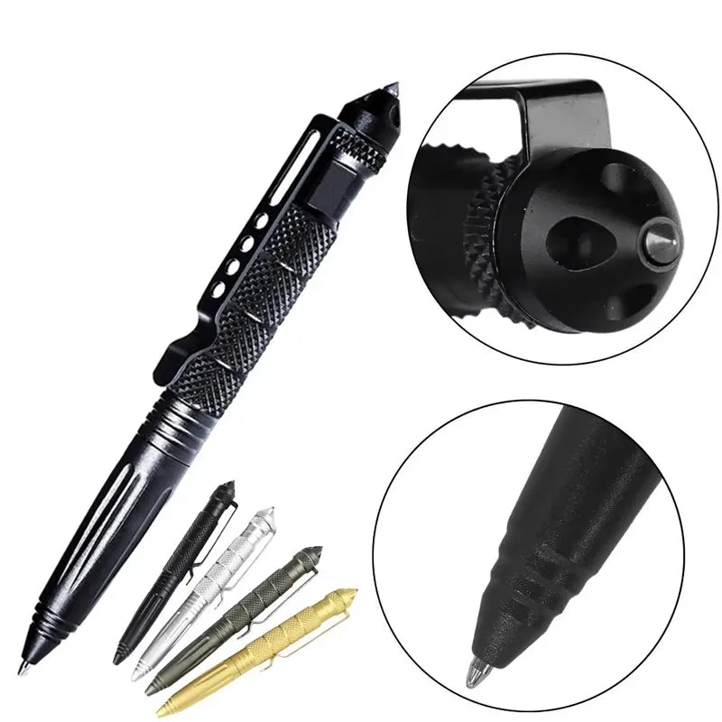 Metal Tactical Ballpoint Pen – Glass Breaker & EDC Tool