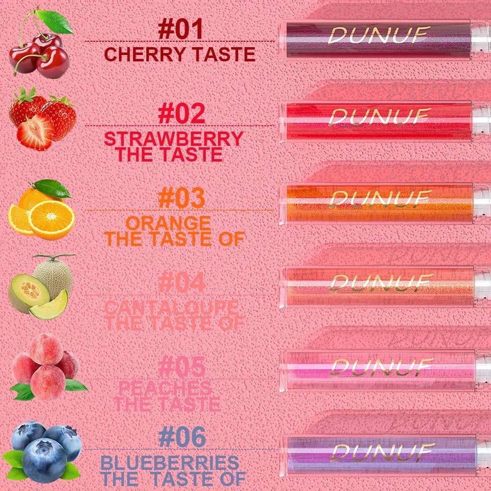 Fruit Color-changing Lip Gloss Long Lasting Nouritious Shine