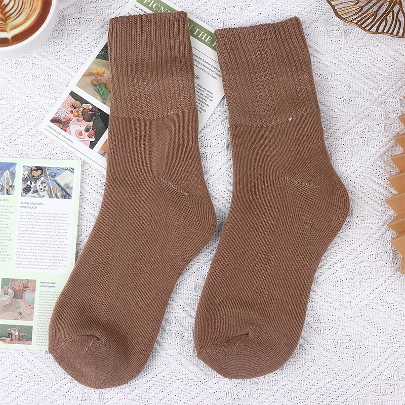 Cozy Snow Socks Women Fuzzy Thickened Warm Sleeping Stockings Winter Zpaxo 5 One Size