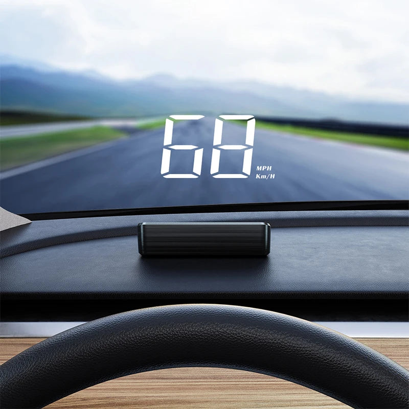 Car Speedometer KM H HUD GPS Head Up Display Digital Speed Meter