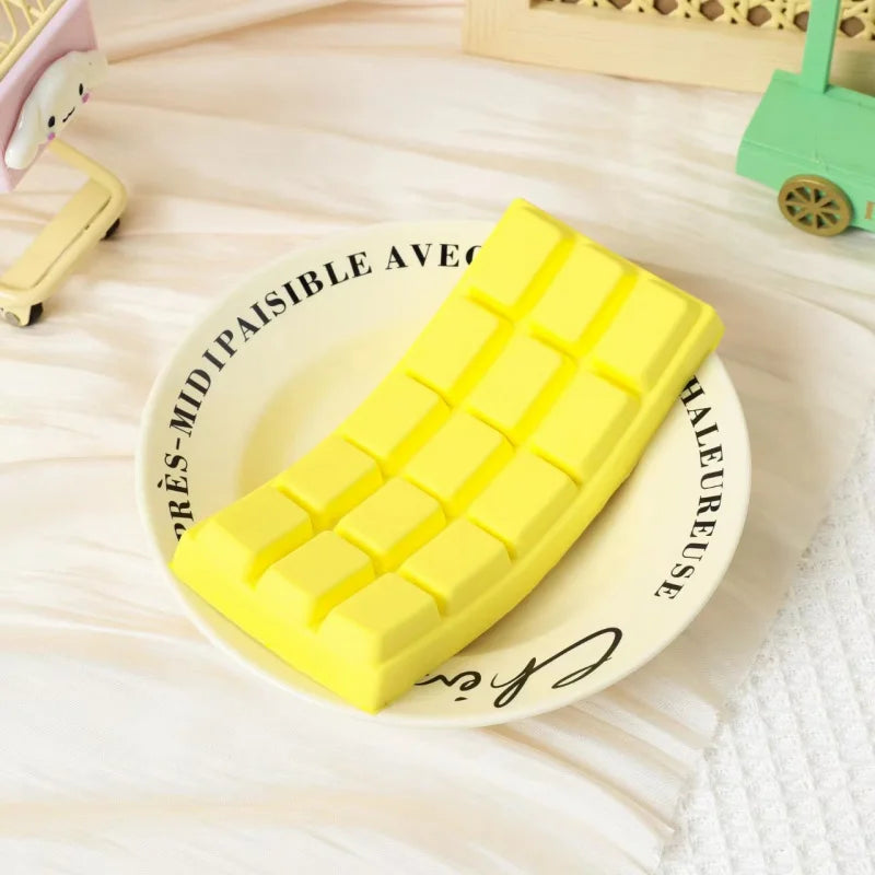 Simulated Chocolate Squeeze Toy PU Soft Slow Rebound Office Stress