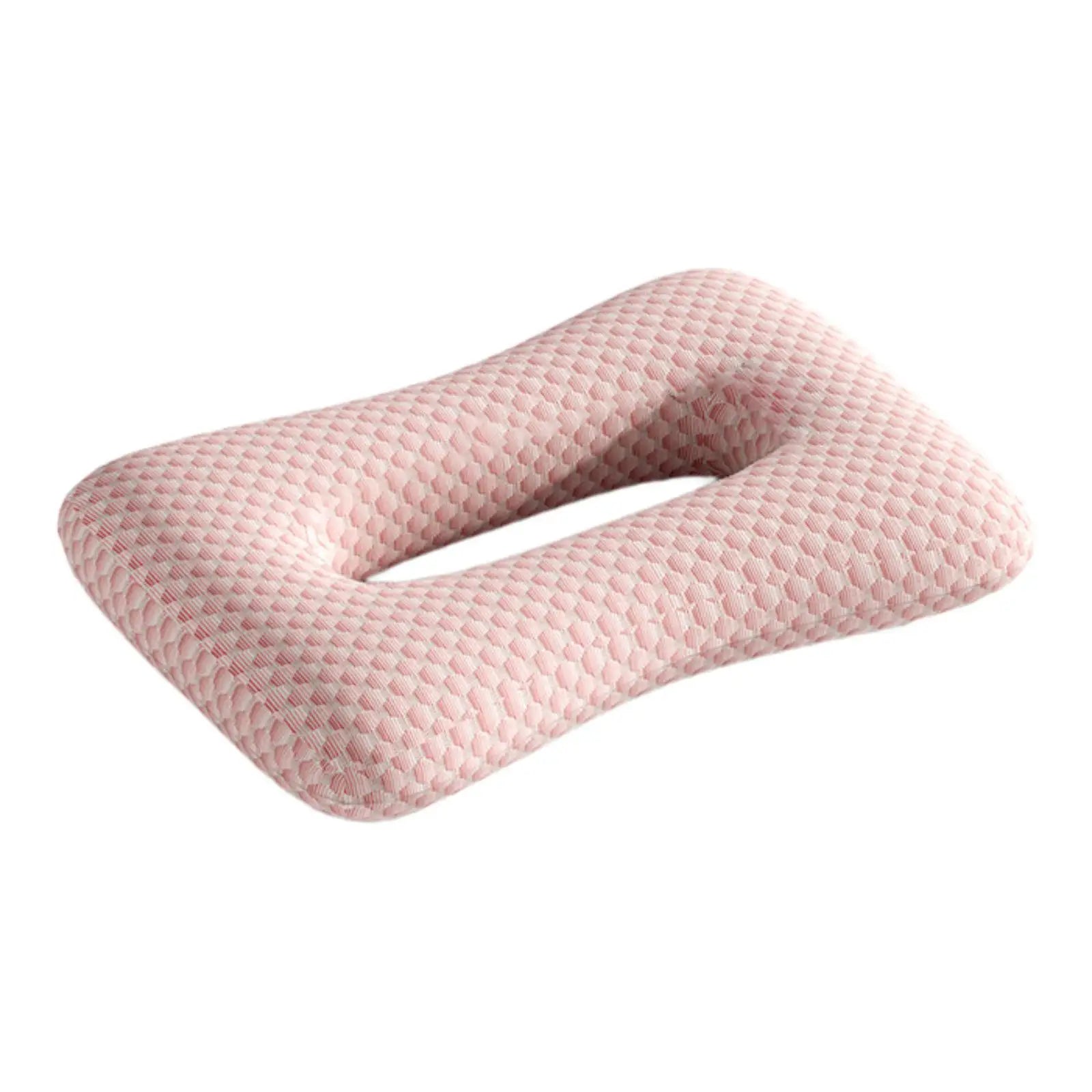 Ear Piercing Pillow Couch Office Ergonomic Design Removable Cover Zpaxo Pink