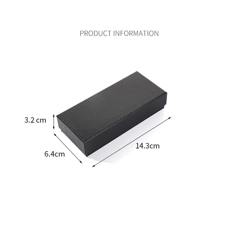Black Rectangle Watch Box – Elegant Wristwatch Gift Case