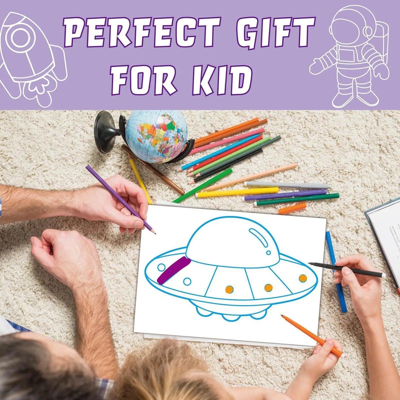 Kid Foil Craft Kit Peel-and-Press Foil Art Craft Activity For Child Paper Crafting Kits For Family Daughter Son Youth Teens Zpaxo