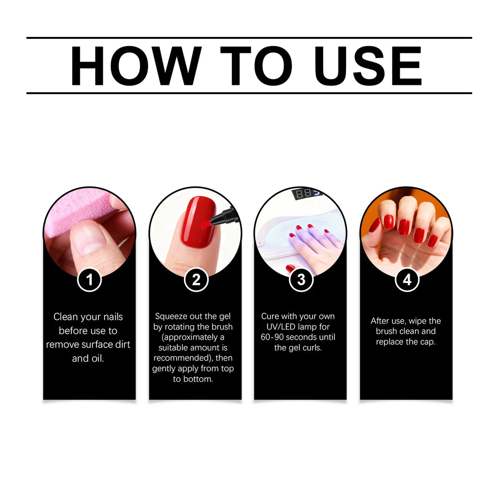 6-Color Nail Art Pens Set – Quick Dry, Waterproof & High Pigment Nail Art Pen Set Zpaxo