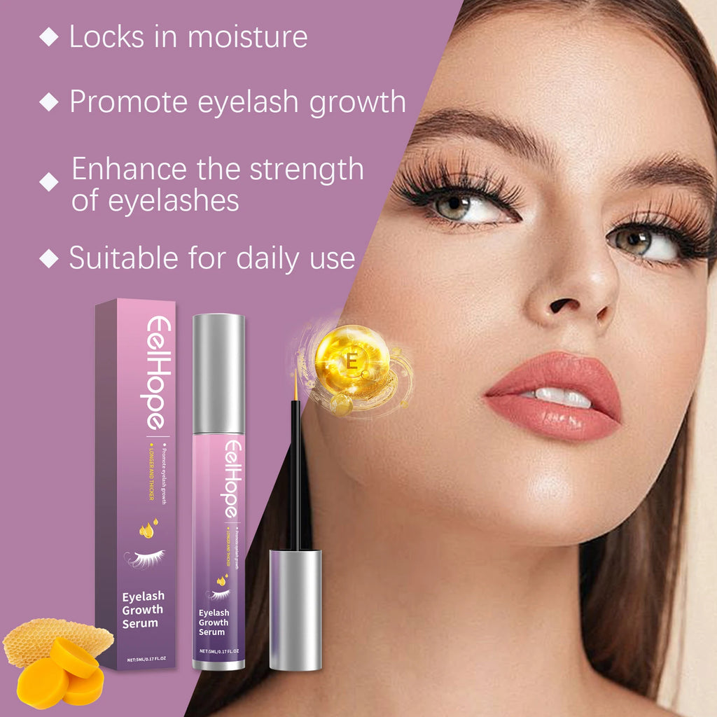 Fast Eyelash Growth Serum Natural Enhancer Longer Thicker Eyebrows Lift Care Fuller Lashes Products Eyelash Root Moisturizing Zpaxo