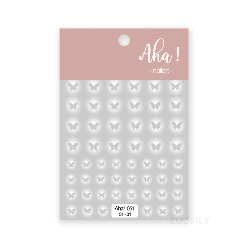Colorful Transparent Gradient Nail Stickers Different Size Combinations Self-adhesive High Quality Nail Stickers Nail Art Deco Zpaxo 051-01