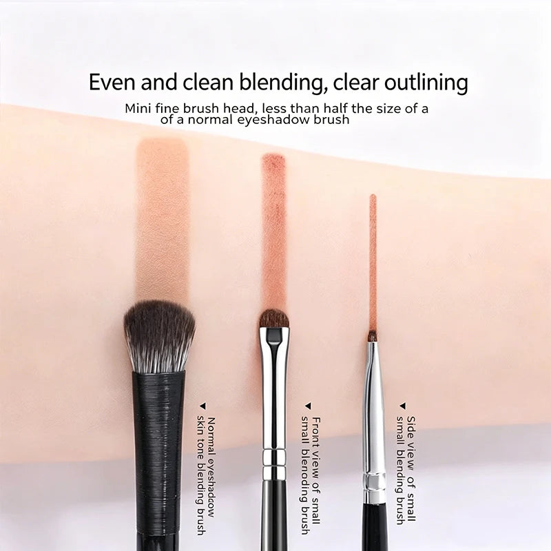 1/4pcs Eyes Precise Detail Brush Curved Eyeliner Eyeshadow Makeup Brushes Eye Makeup Smudged Tools Small Eye Cosmetic Brush Zpaxo