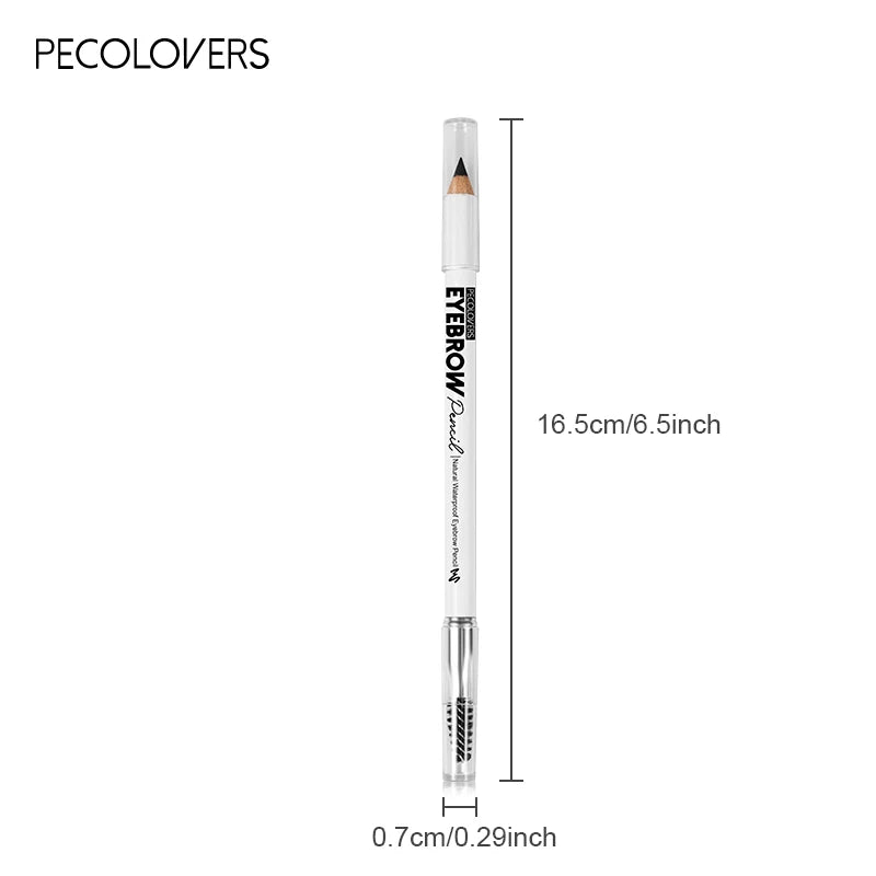3 Colors Waterproof Wooden Double Head Eyebrow Pencil Easy to Color Natural Eye Makeup Pen Easy Color Makeup Cosmetics Zpaxo