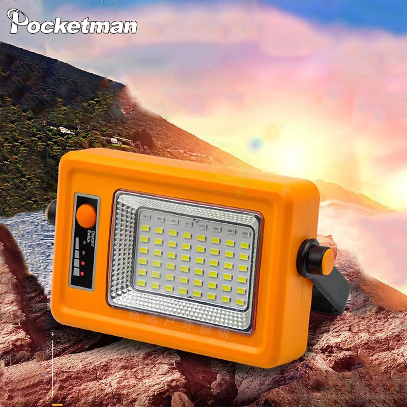 56 LED Solar USB Camping Lantern – Waterproof Work Light