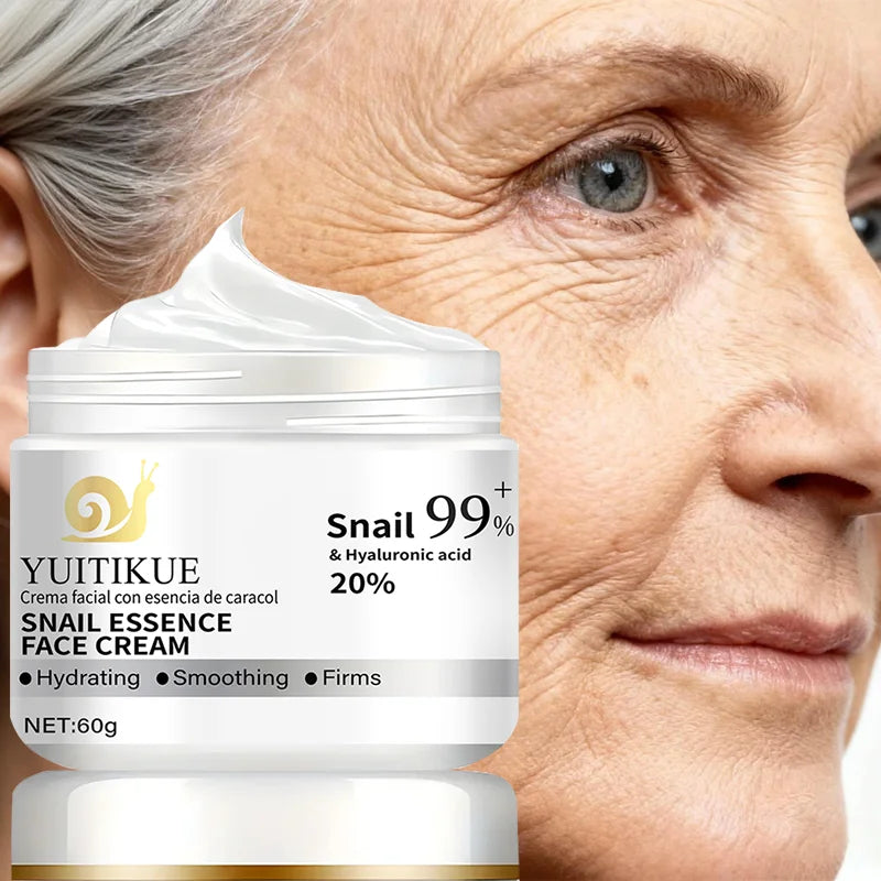 YUITIKUE 99% Snail Essence Face Cream – Hyaluronic Acid 60g Snail Essence Face Cream Zpaxo