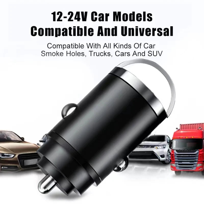 100W USB Car Charger Lighter PD Fast Charging Iphone QC 3 0 C Mini