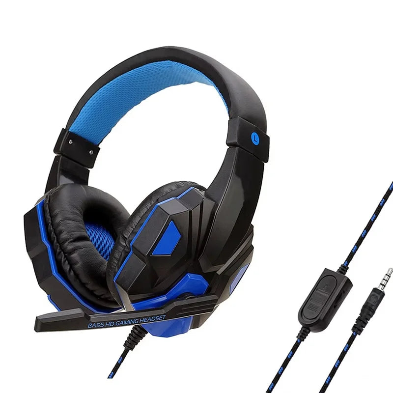 Gaming Wired Headphones 120 Adjustable HD Microphone Computer PS4 PS5 Zpaxo