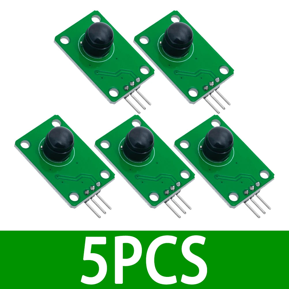AI-Enhanced 120° PIR Motion Sensor: 8m Detection Range + 0.3W Sleep Mode – For Smart Home & IoT Security Zpaxo 5pcs