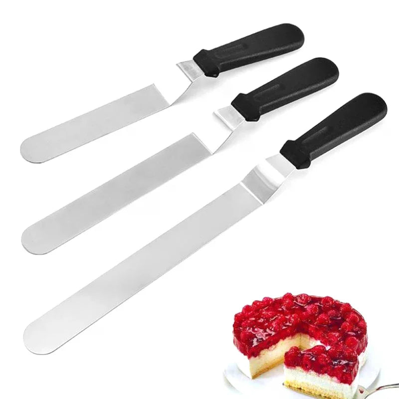 Kitchen Supplies Stainless Steel Cream Spatula Baking Tools 6 8 10 12 Zpaxo