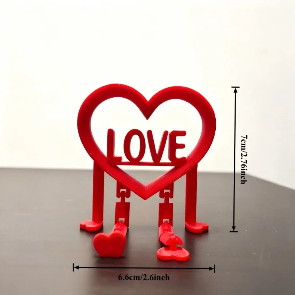 Valentine S Day Limited Edition Heart Shaped Posable Figure