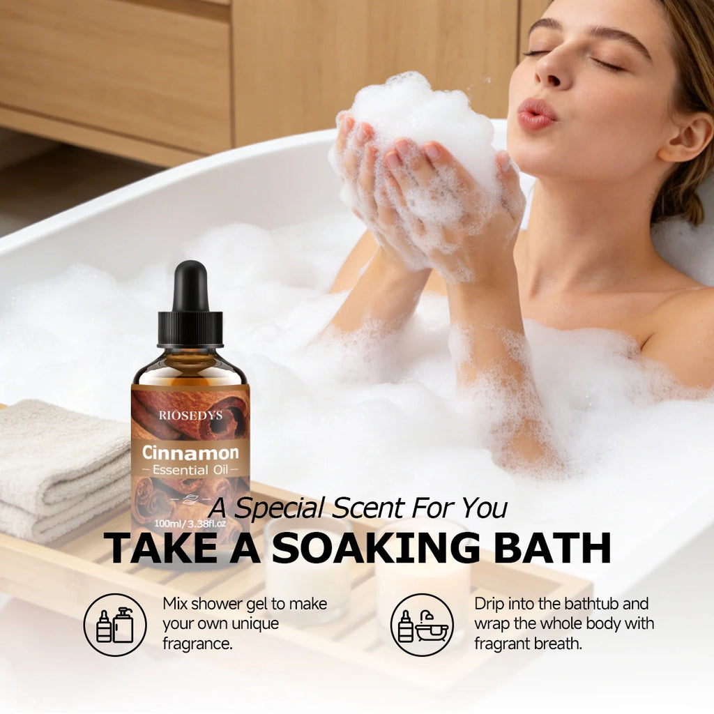 CINNAMON ESSENTIAL OIL Moisturizing Nourishing Massage Suitable Zpaxo
