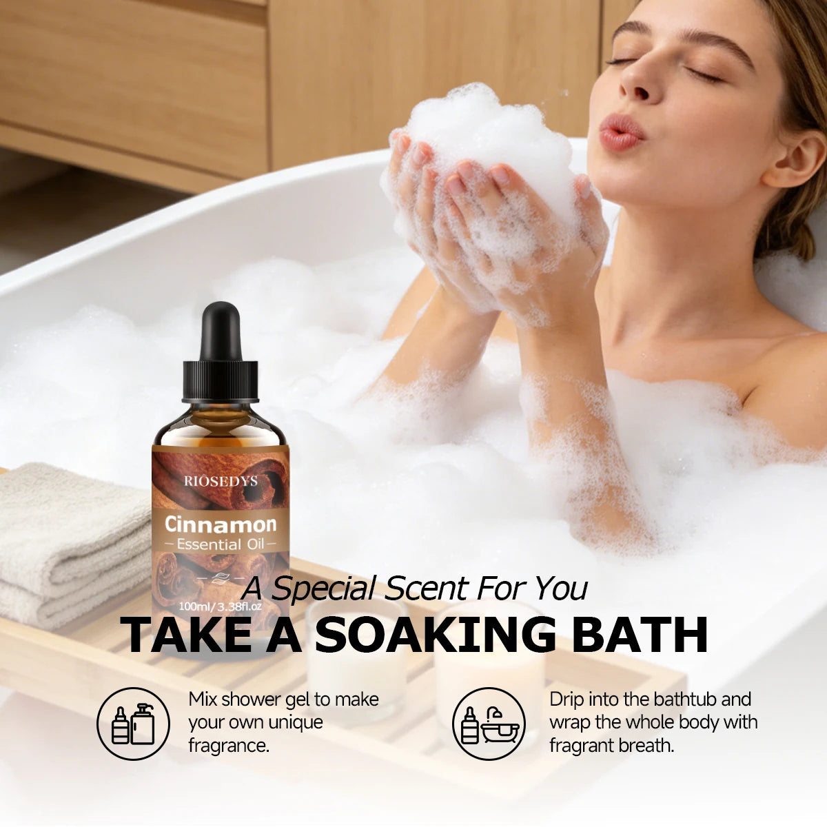 CINNAMON ESSENTIAL OIL Moisturizing Nourishing Massage Suitable Zpaxo
