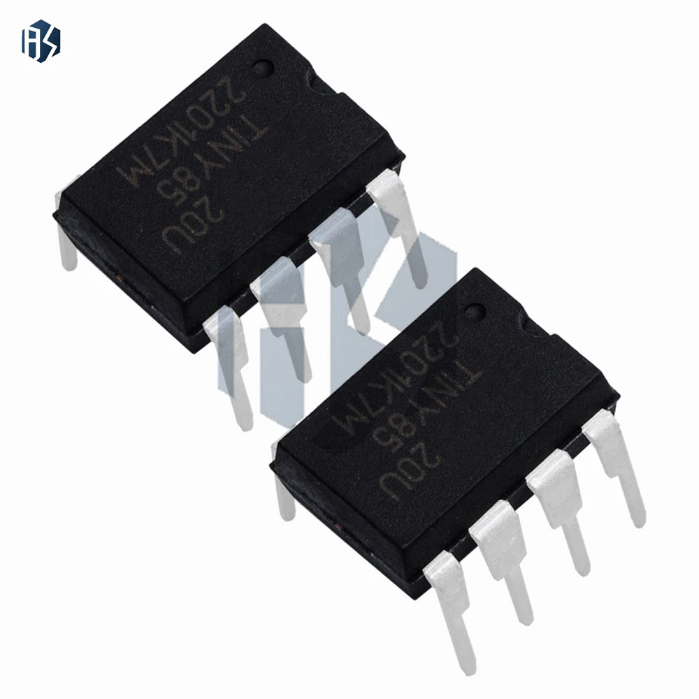 M Icrochip ATTINY85-20PU DIP-8 8-bit AVR Microcontroller 20MHz 8KB Zpaxo
