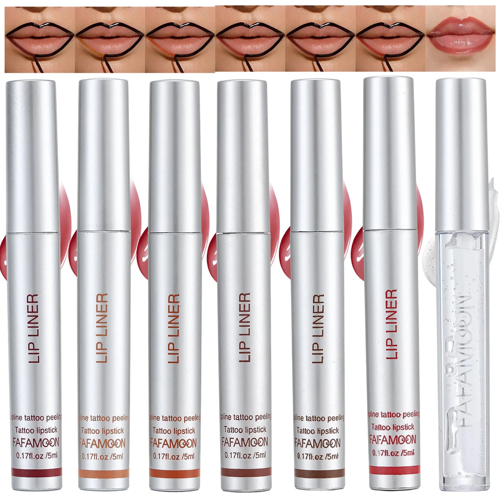 Tear-off Lip Liner Oil Moisturizing Lightweight Texture Long-lasting