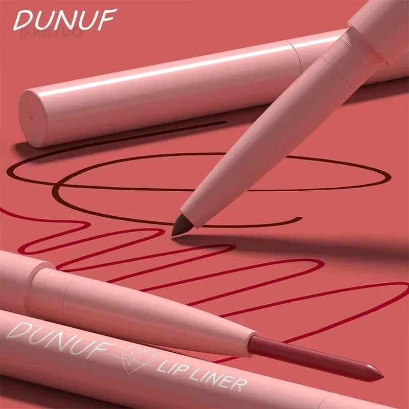 Lip Liner Pencil Long-Lasting Matte Creamy Plumping Lip Stain Waterproof Natural Nude Brown Slim Lip Liner Makeup Zpaxo