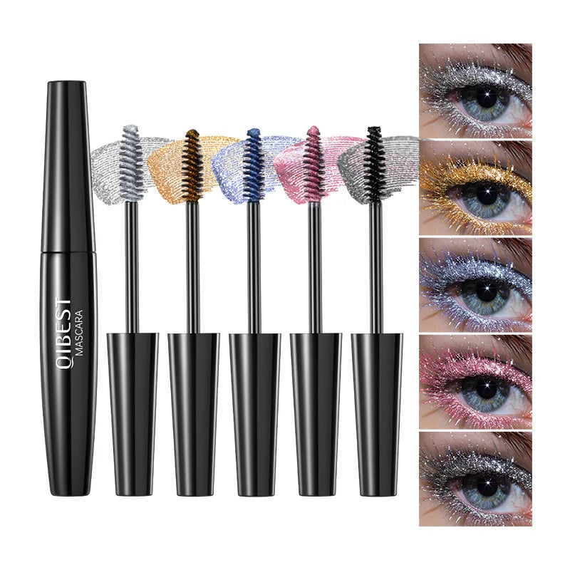 Sparkle Shattered Diamonds Colored Pearl Glitter Mascara Zpaxo