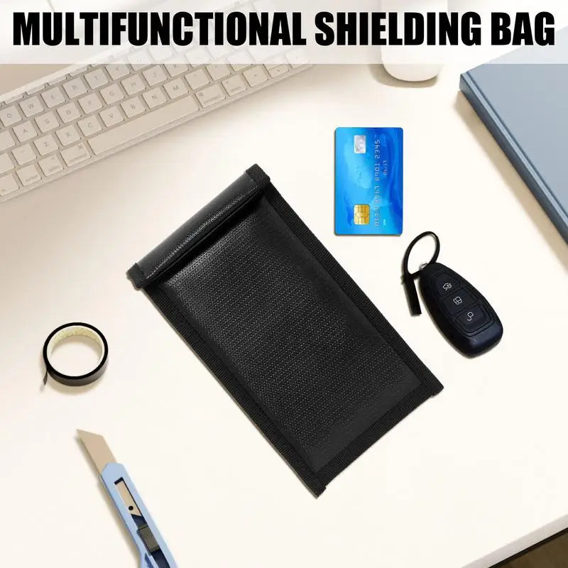 Signal Blocking Pouch Faraday Cage Remote Control Package Keyless