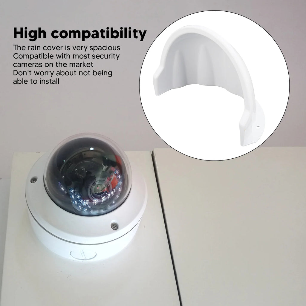 Protective Cover ABS Plastic Sunshade Rain Outdoor Surveillance Camera