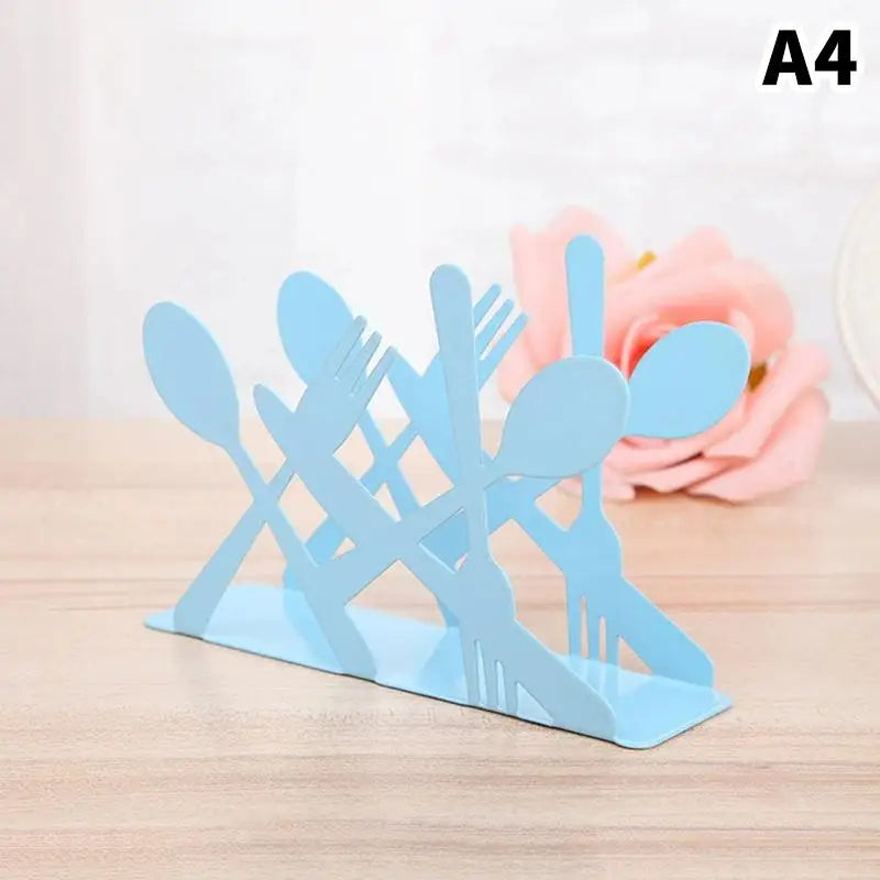CM1Pc Elegant Iron Art Tissue Box Homestay Napkin Holder Kitchen Zpaxo A4