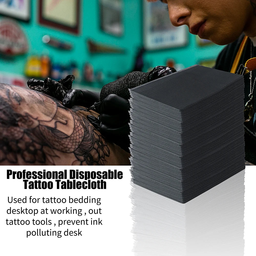 25 50 Disposable Tattoo Clean Pad Mat Waterproof Paper Tablecloths