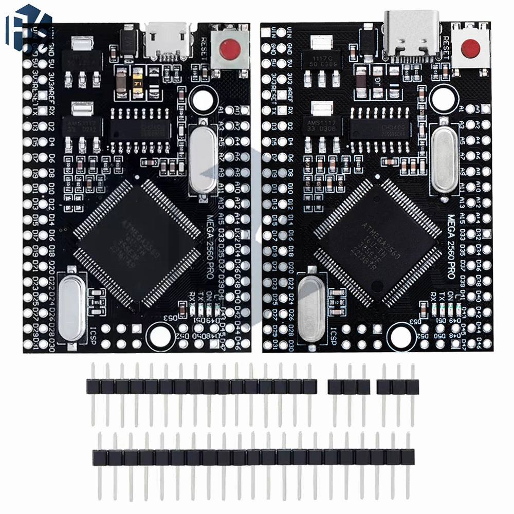 1PCS Mega 2560 PRO MINI 5V (Embed) CH340G ATmega2560-16AU with male pinheaders Compatible for arduino Mega 2560 Zpaxo