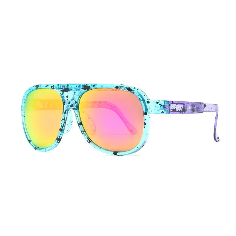 Bicycle Glasses UV400 Punk Flip Style Coated Sunglasses Popular Anti-Glare Colorful Sunglasses Driving Outdoor MTBCycling Unisex Zpaxo V3