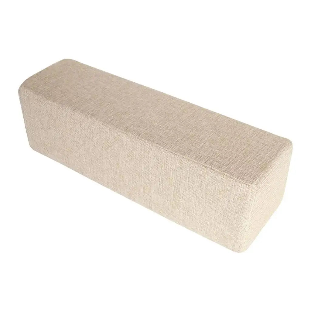 Sofa Arm Rest Pillow – Elbow & Waist Support Cushion Arm Rest Pillow Zpaxo Beige