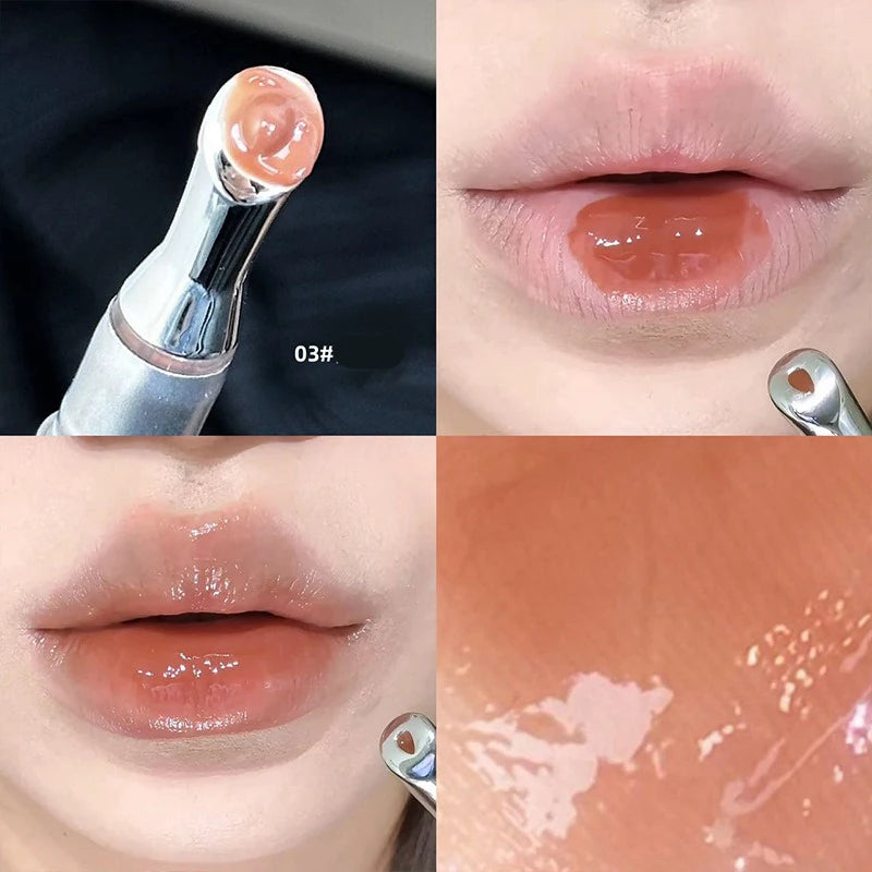 Mirror Watery Lip Gloss Iron Brush Head Lasting Moisturizing Zpaxo 03