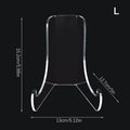 Acrylic Flat Plate Stand Clear Back Display Easel 60-Degree Angle