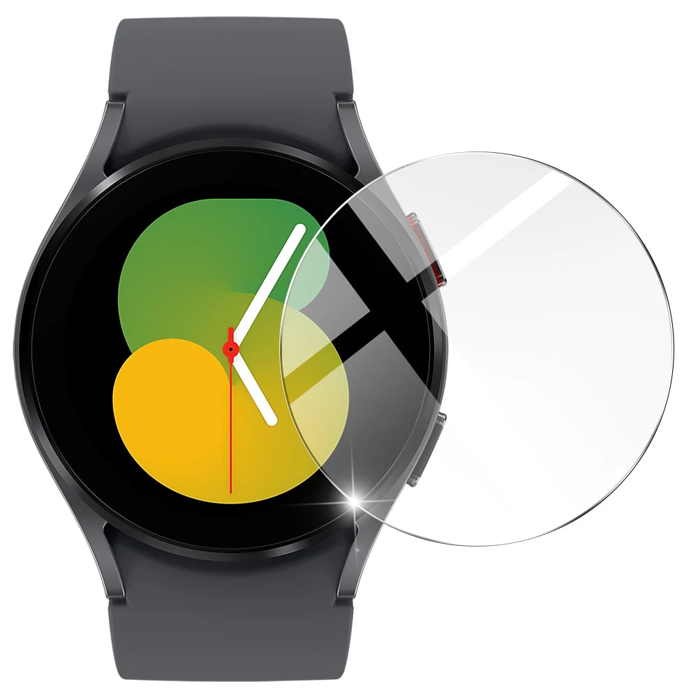 5PCS Tempered Glass For Samsung Galaxy Watch 7 6 5 4 Screen Protector For Galaxy Watch 5 Pro 6 Classic 47MM 45MM 44MM 43MM 40MM Zpaxo 1PCS Watch 4 44mm