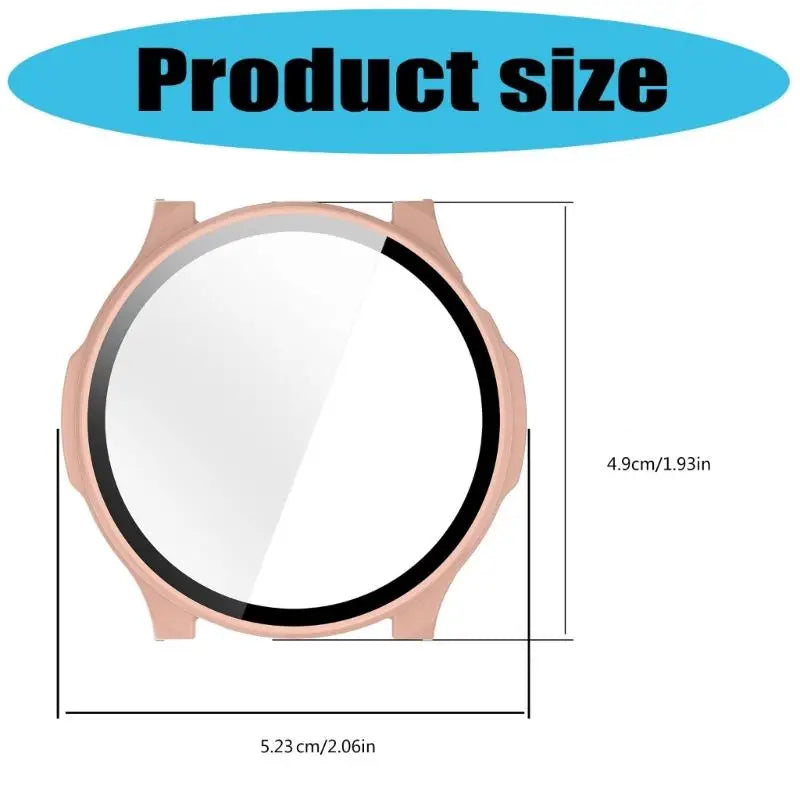 652F Watch Case Glass Film Balance 2 Protector Cover Screen Zpaxo