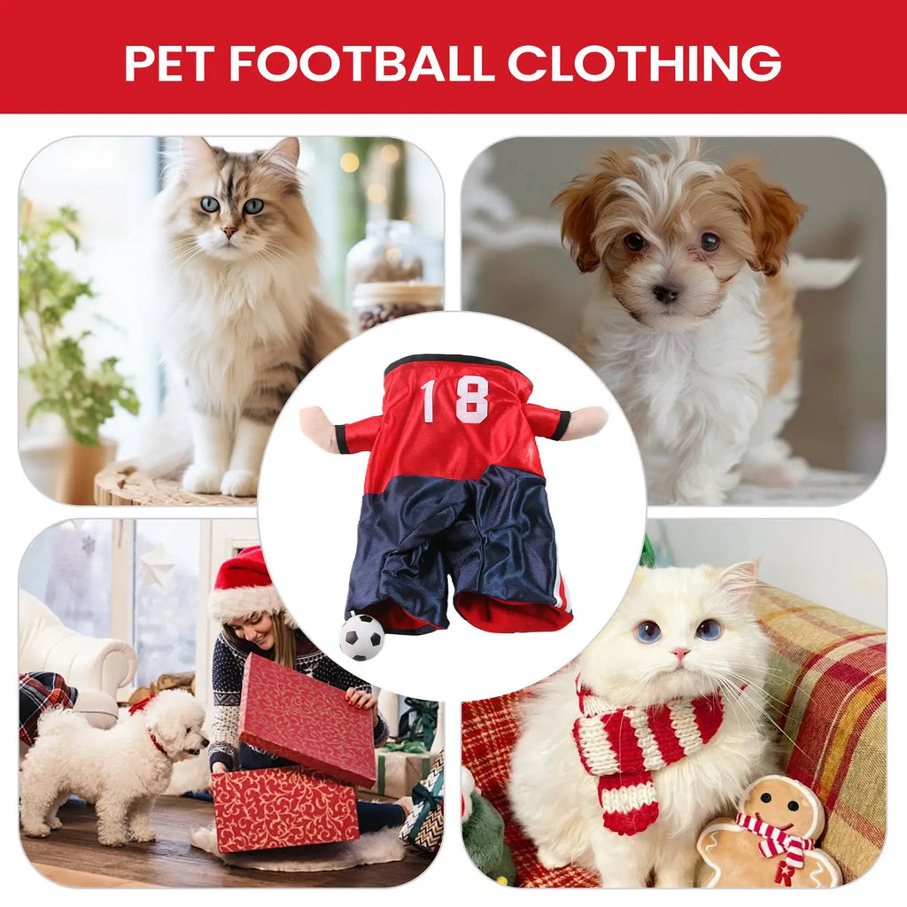 Dog Soccer Jersey Lightweight Breathable Sportswear Shirts Soccer Sportswear For Puppy Kitten Cats Pets Animals Summer Birthday Zpaxo