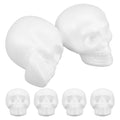 Foam Skull Heads White DIY Halloween Shapes Crafting Hanging Party
