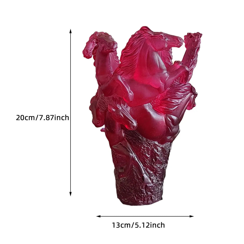 Multi-Horse Shaped Resin Flower Vase | Table Centerpiece Decor Decorative Resin Vase Zpaxo