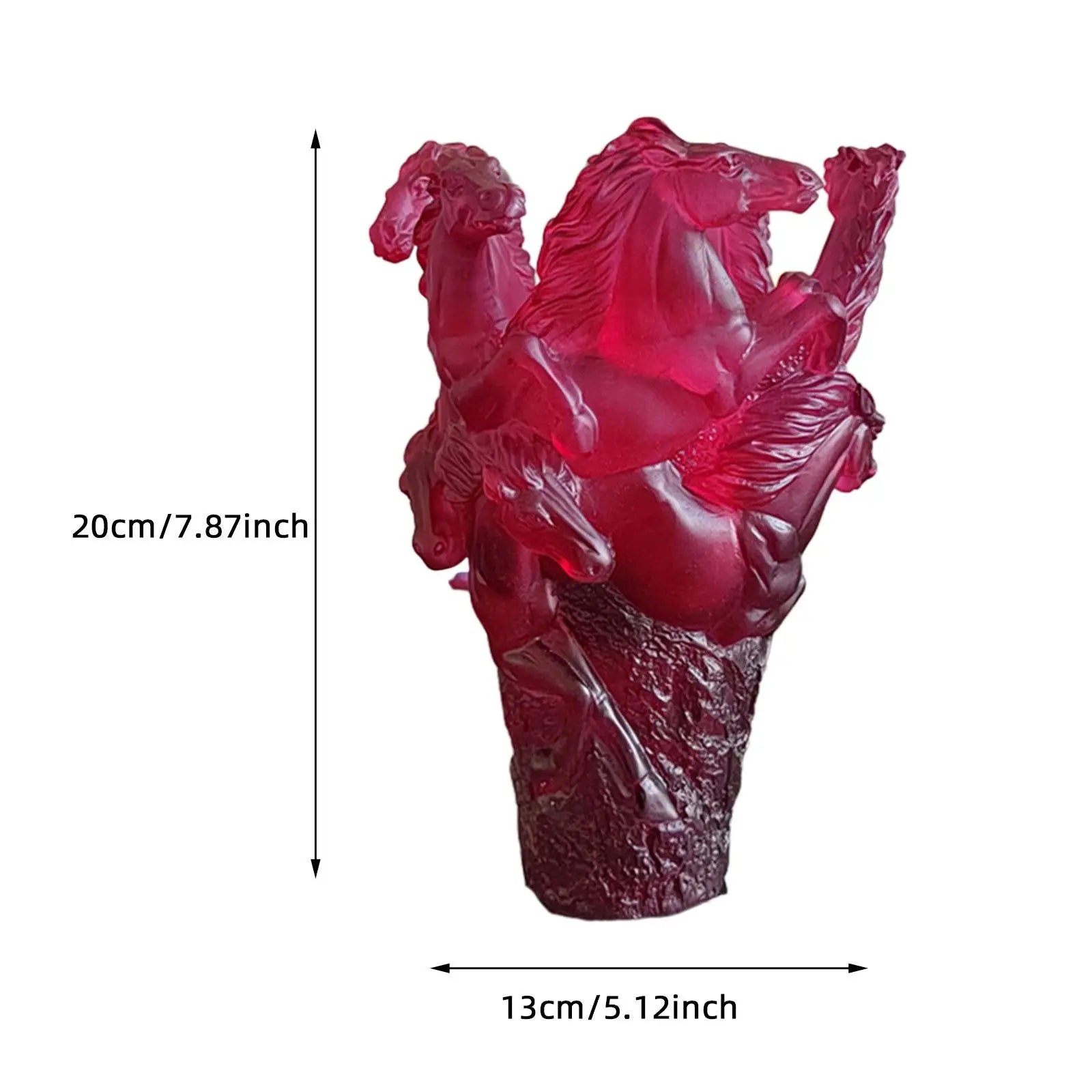 Multi-Horse Shaped Resin Flower Vase | Table Centerpiece Decor Decorative Resin Vase Zpaxo