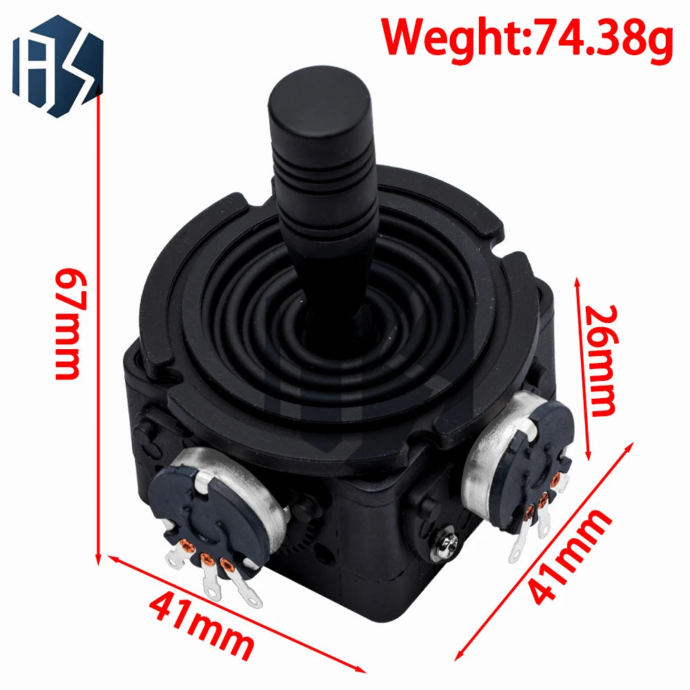 JH-D202X-R2 R4 5K Electric Joystick Potentiometer 2-axis 2D Monitor Zpaxo