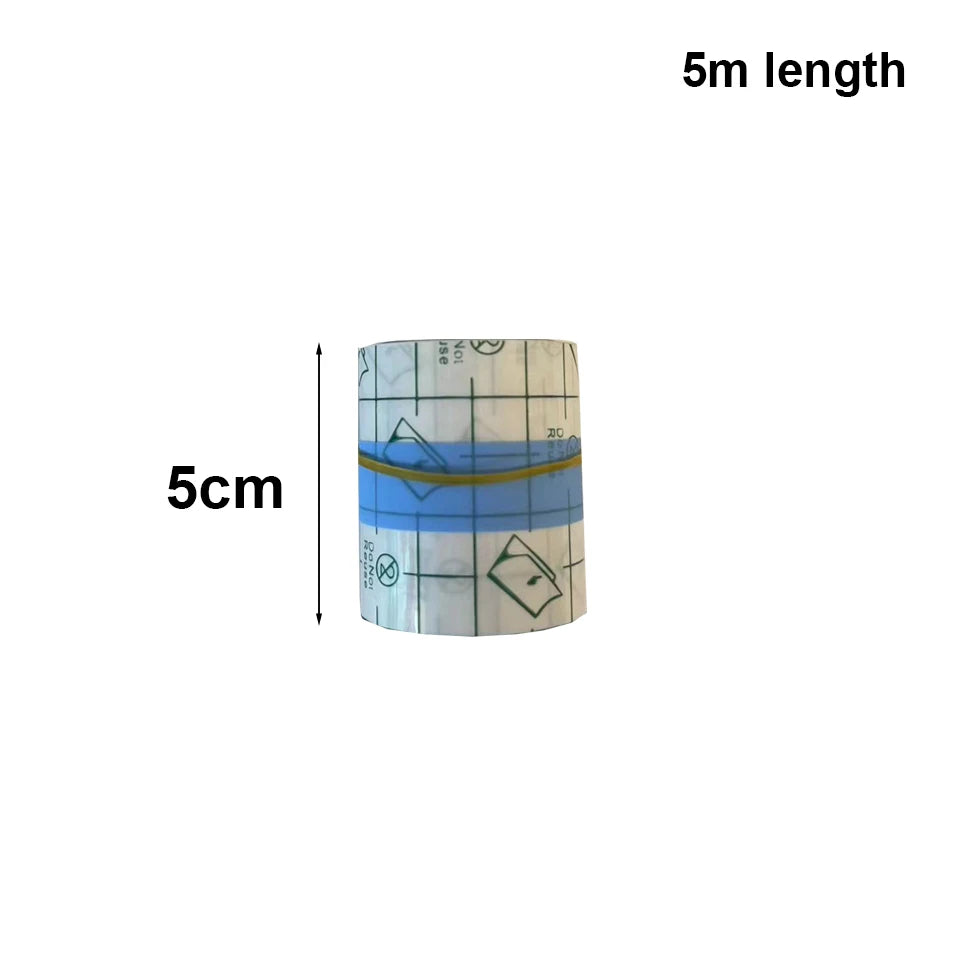 1 Roll PU Protective Tattoo Film Stickers Paste Waterproof Adhesive Aftercare Skin Healing Tape Bandage Tatu Repair Accessories Zpaxo 5cm x 5m