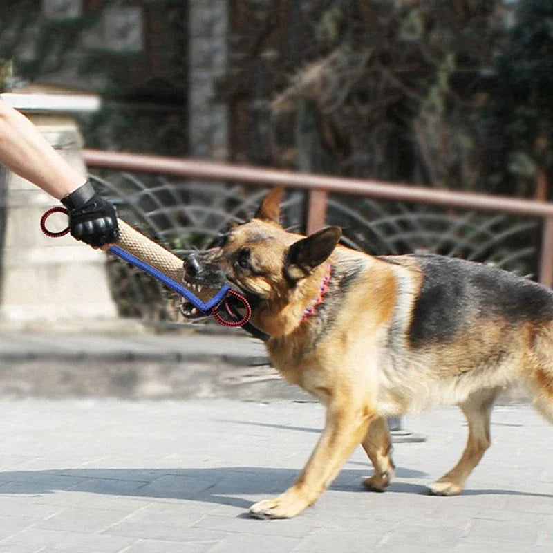 Durable Jute Dog Chew Sticks German Shepherd Training Molar Pick Up